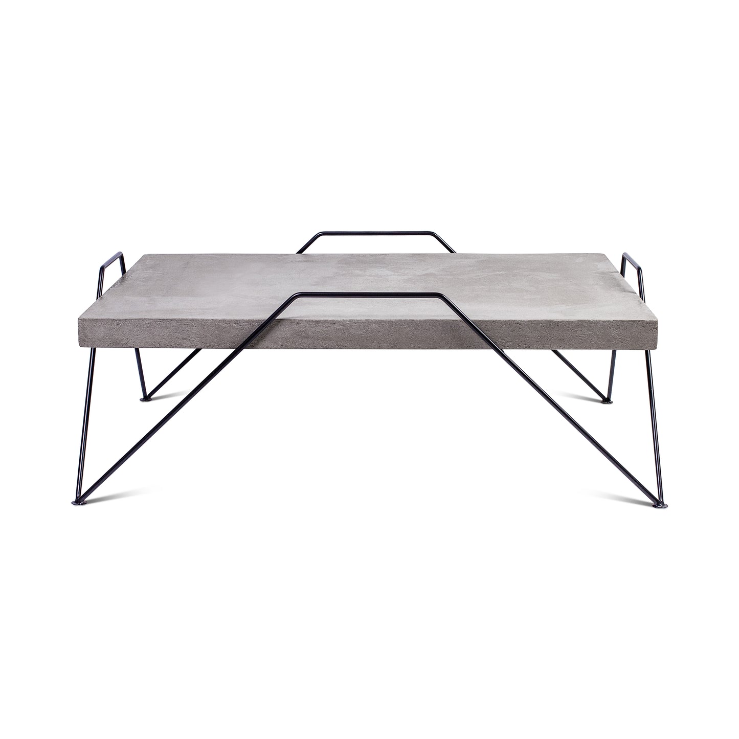 Mesa de centro Grampo em cimento