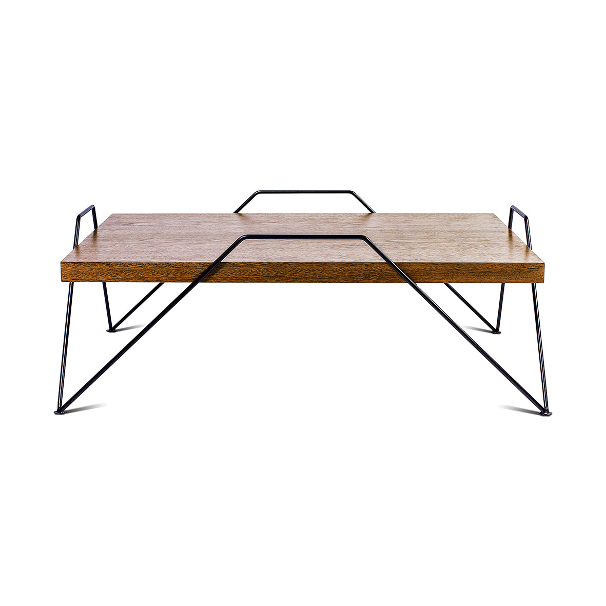 Mesa de centro Grampo em madeira
