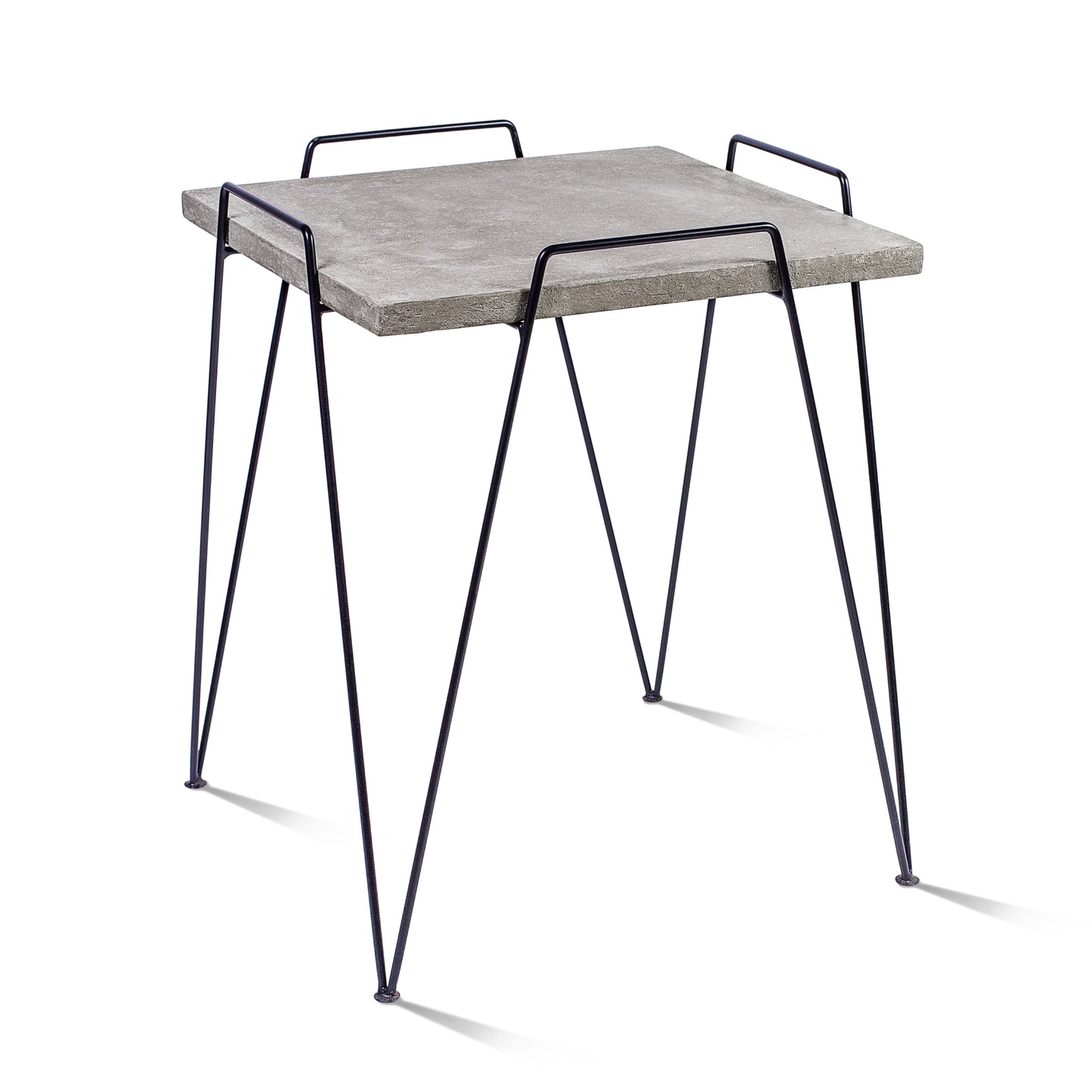 Mesa lateral Grampo em cimento