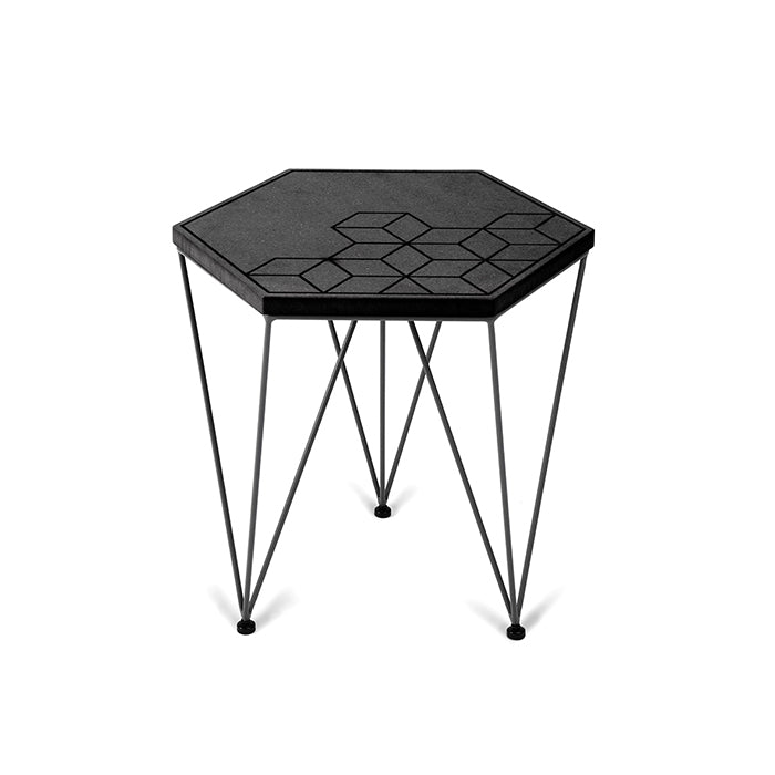Mesa Pastilha - Mesa lateral e banquinho